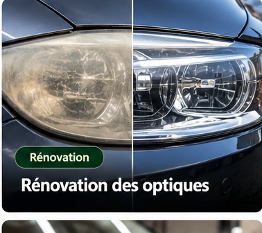 Rénovation des optiques de voiture